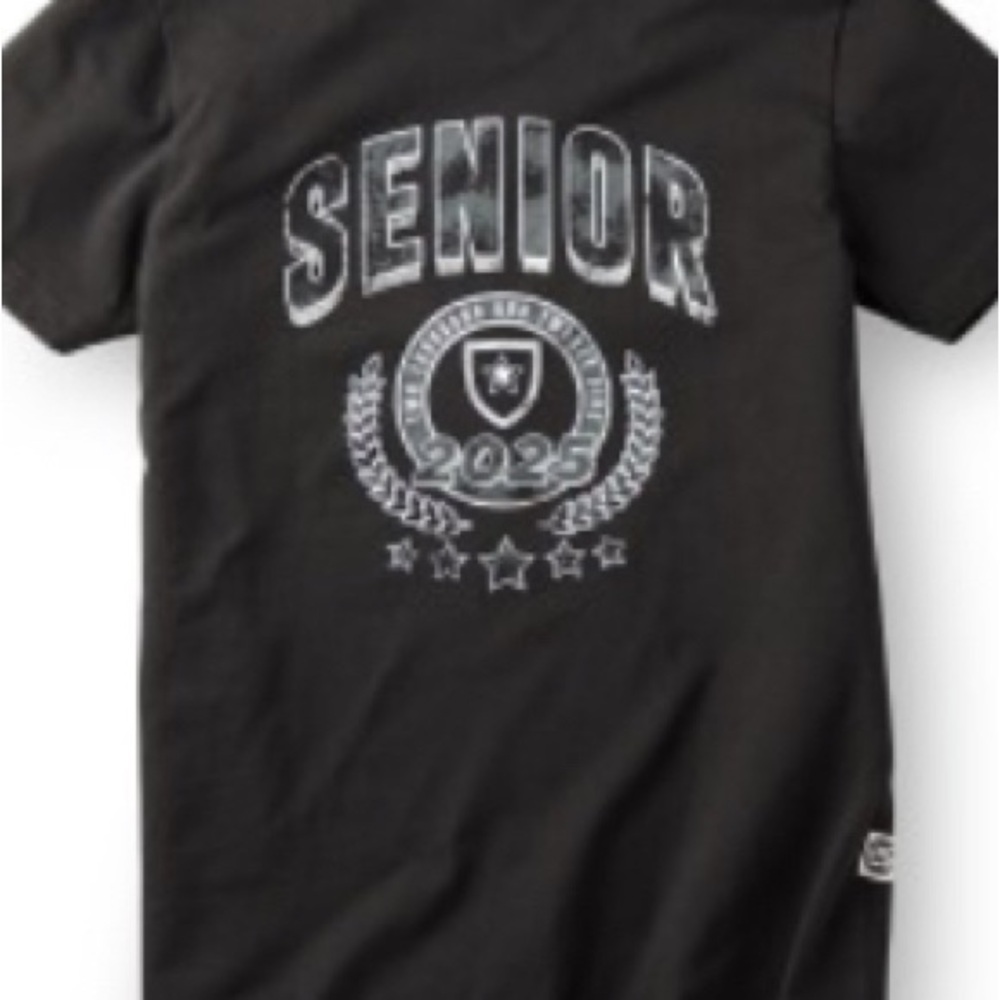 Black Senior Graphic T-Shirt